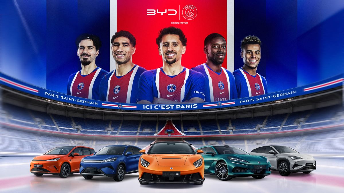 Η BYD και η Paris Saint-Germain οδηγούν μαζί προς την κορυφή (video)